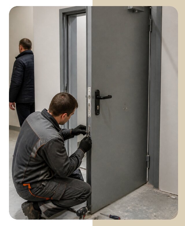 Ремонт противопожарной двери в Шуе по цене 6682 р. | ДвериЛегко-Шуя